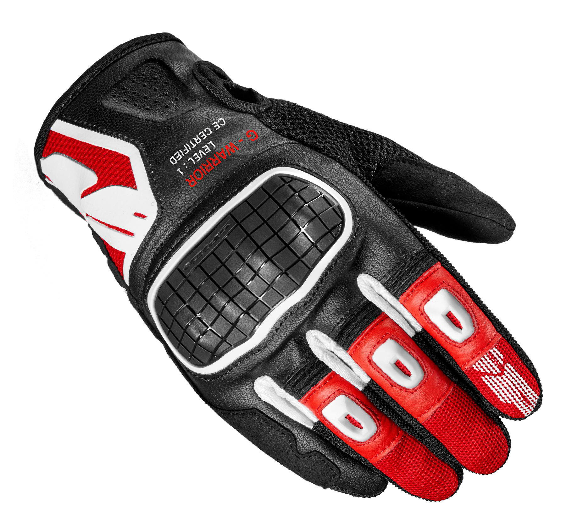 Мото ръкавици SPIDI G-WARRIOR BLACK/RED
